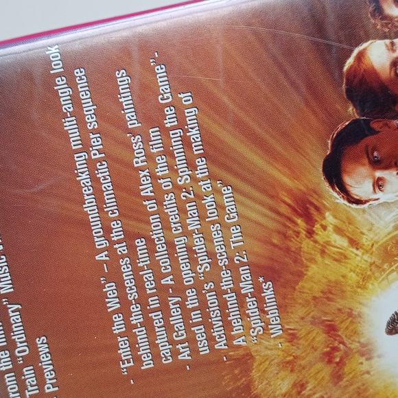 Spiderman 2 Full Screen Edition 2 Disc DVD  2 New Reusable Popcorn Containers - Picture 8 of 12